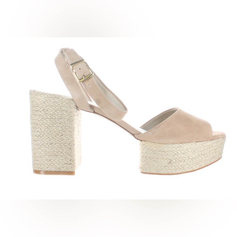 Kenneth Cole Womens Pheonix Buff Suede Espadrilles